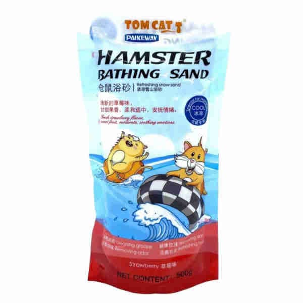 Hamster Bathing Sand Strawberry - Tom Cat