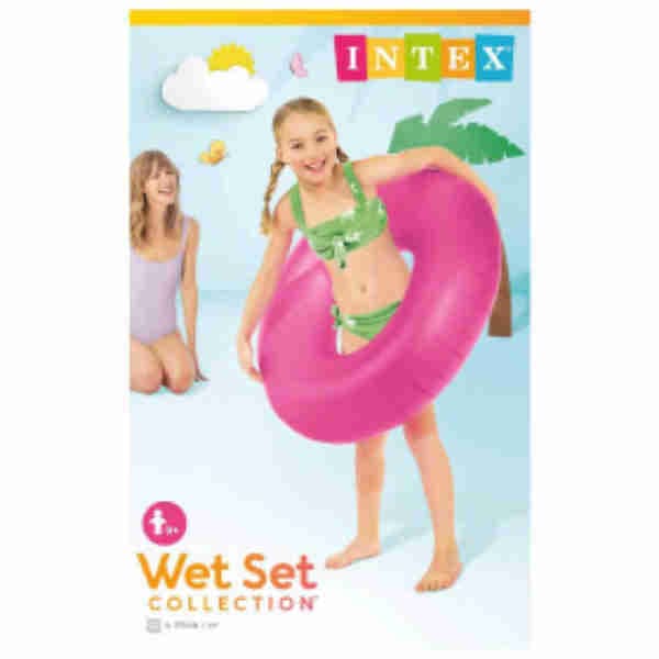 Round Inflatable Pink Buoy - Inter