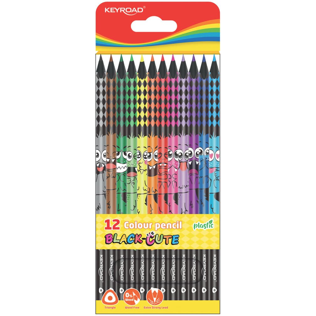 Colour Pencil Triangular Shape