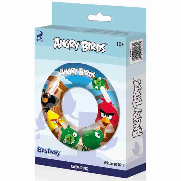 Angry Bird Inflatable Round Buoy