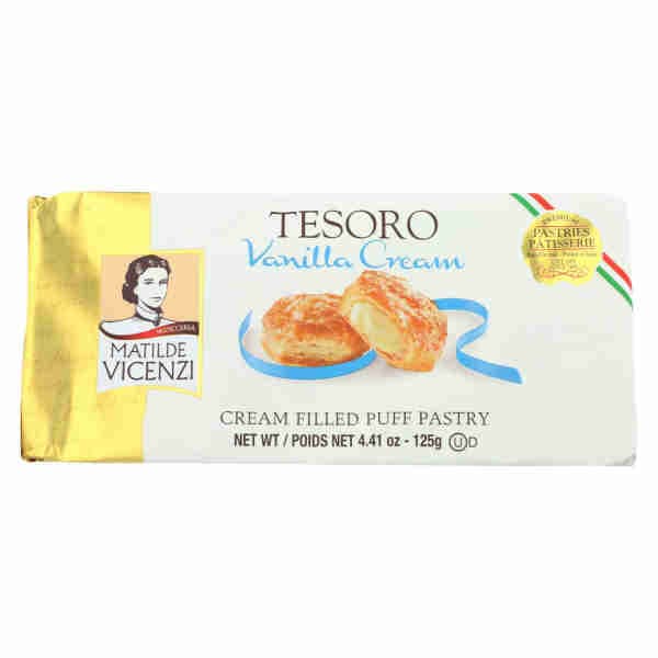 Tesoro Vanilla Cream Puff Pastry - Matilde Vicenzi