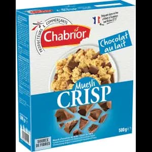 Crisp Muesli Milk Chocolate - Chabrior