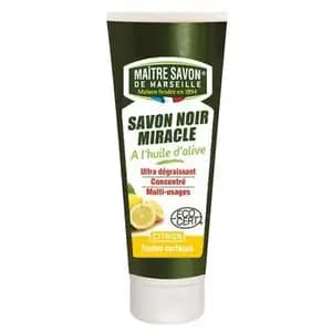 Lemon Black Soap Tube - Maitre Savon De Marseille