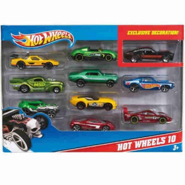 Pack of 10 cars