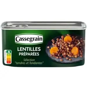 Prepared Lentils Selection - Cassegrain