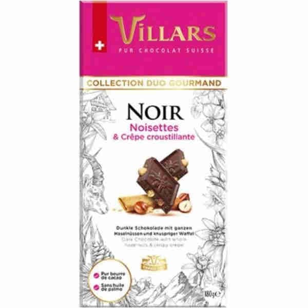 Dark Hazelnuts & Cispy Pancake Chocolate - Villars