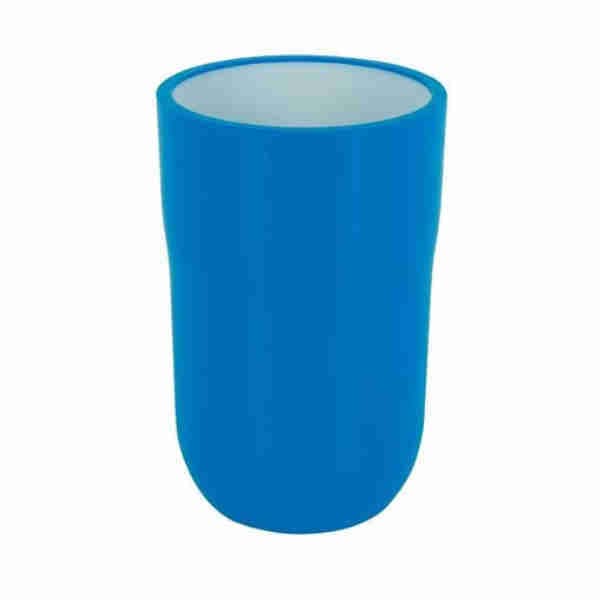 Dark Blue Toothpaste & Toothbrush Tumbler