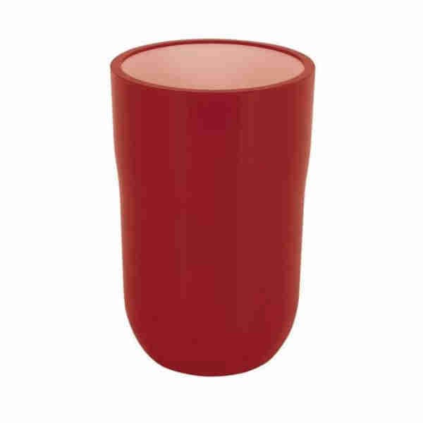Red Toothpaste & Toothbrush Tumbler