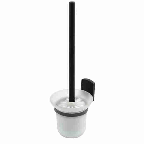 Matt-Black Toilet Bush Set - Spirella