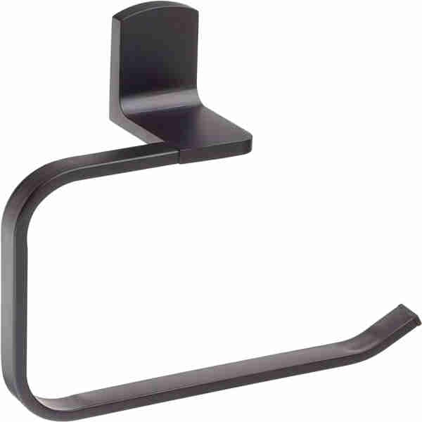 Wall-Mounted Towel Holder Matt-Black - Spirella