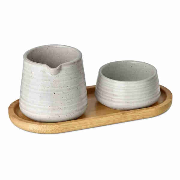 Coffee Set (Milk Jug, Sugar Bowl & tray)