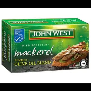 Mackerel Fillets In Olive Oil Blend - John West