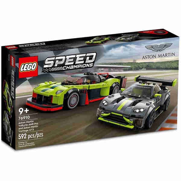 Aston Martin Valkyrie AMR Pro and Aston Martin Vantage GT3 - Lego