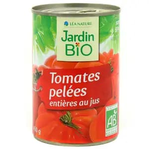 Organic Whole Peeled Tomatoes - Jardin Bio