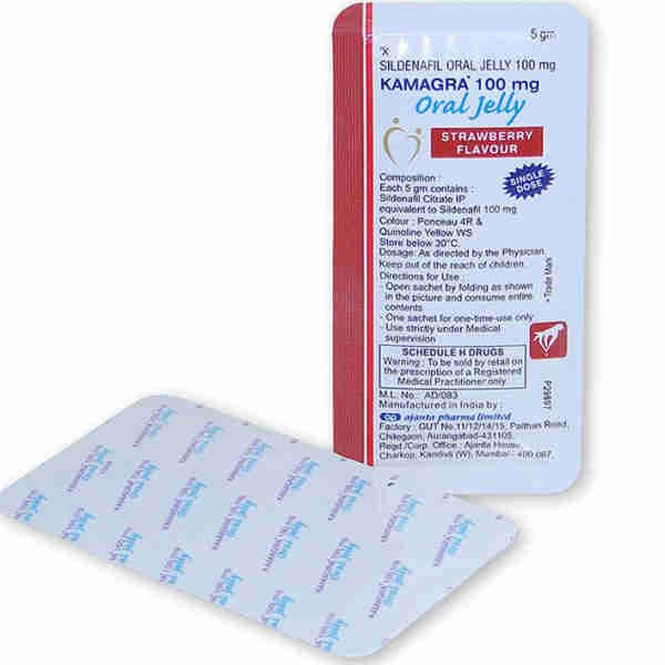 Oral Jelly Strawberry - Kamagra