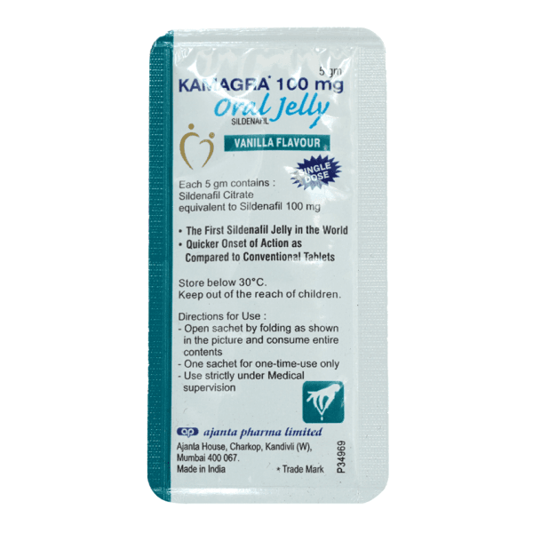 Oral Jelly 100mg Vanilla Flavour