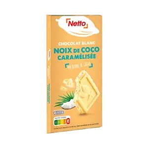 White Chocolate Caramelized Coconut - Netto