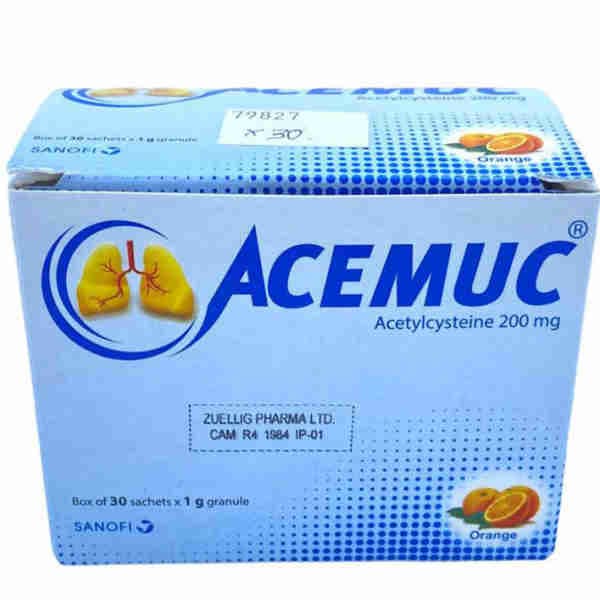 Acemuc Acetylcysteine 200mg