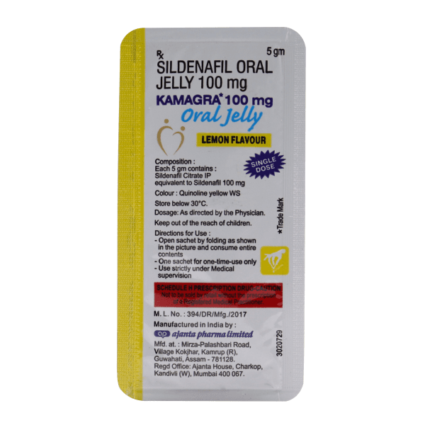 Oral Jelly 100mg Lemon Flavour