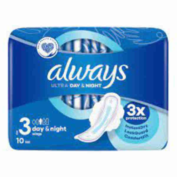 Ultra Day & Night Sanitary Pads with Wings