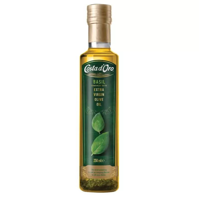 Basil Condiment with Extra Virgin Olive Oil