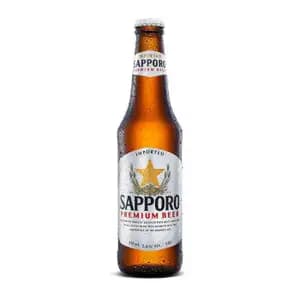Sapporo Premium Beer Bottle