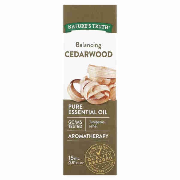 Balancing Cedarwood Pure Essential Oil - Nature's Truth