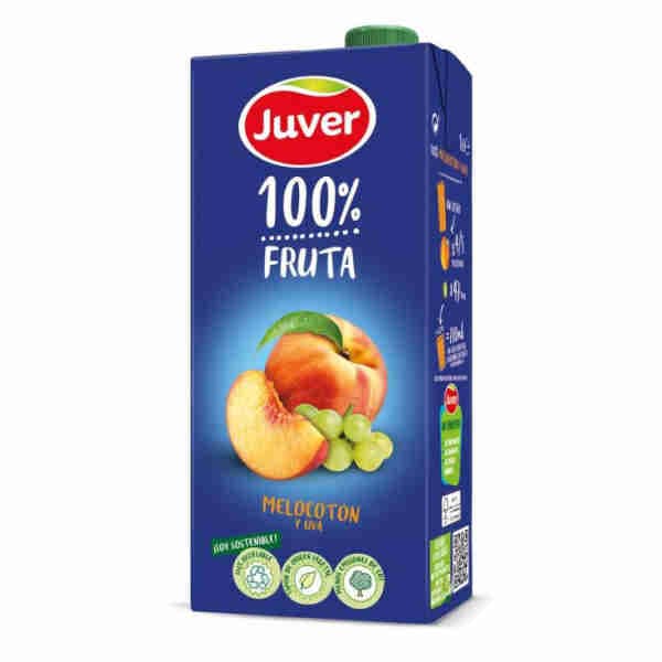 Peach Apple and Grape Juice - Juver Fruit 100%