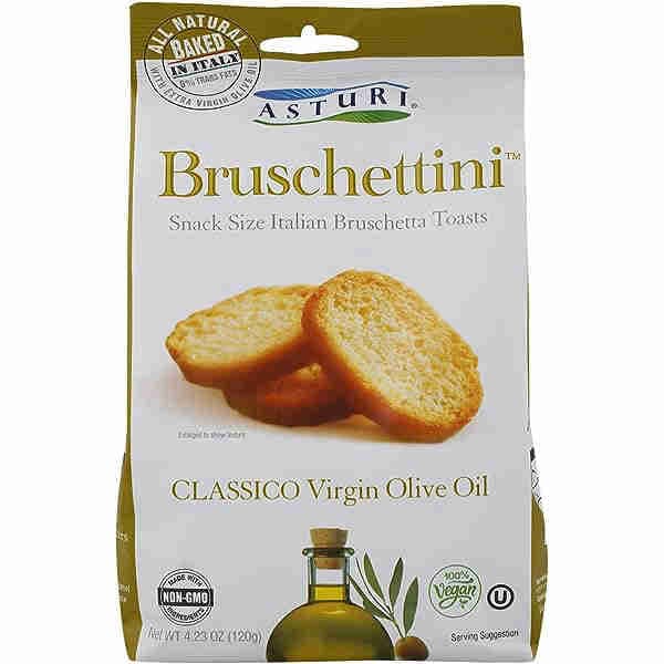 Bruschettini Italian Bruschetta Toasts Classico Virgin Olive Oil