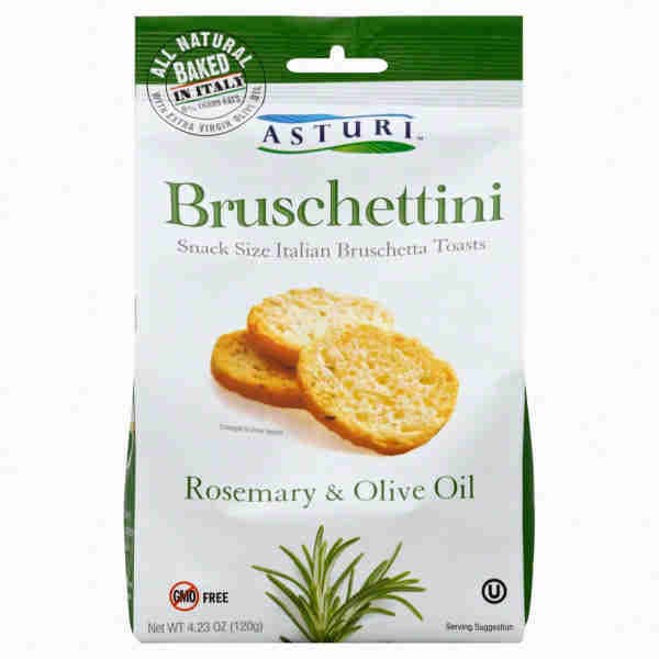 Bruschettini Italian Bruschetta Toasts Rosemary & Olive Oil