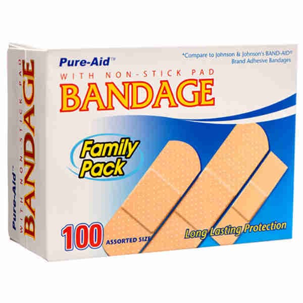 Family Pack Bandage Assorted Size - Pure-Aid