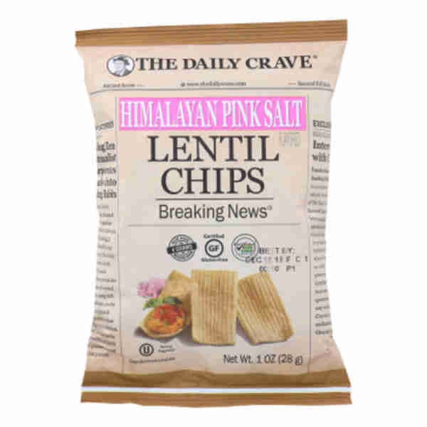 Himalayan Pink Salt Lentil Chips - The Daily Crave