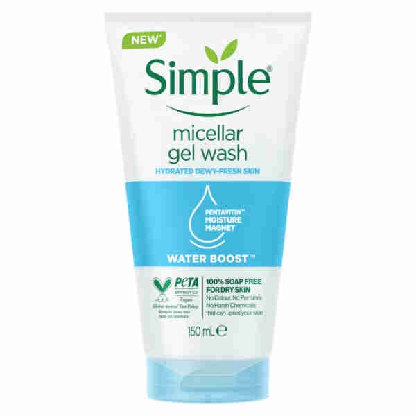 Micellar Gel Wash for Dry Skin - Simple