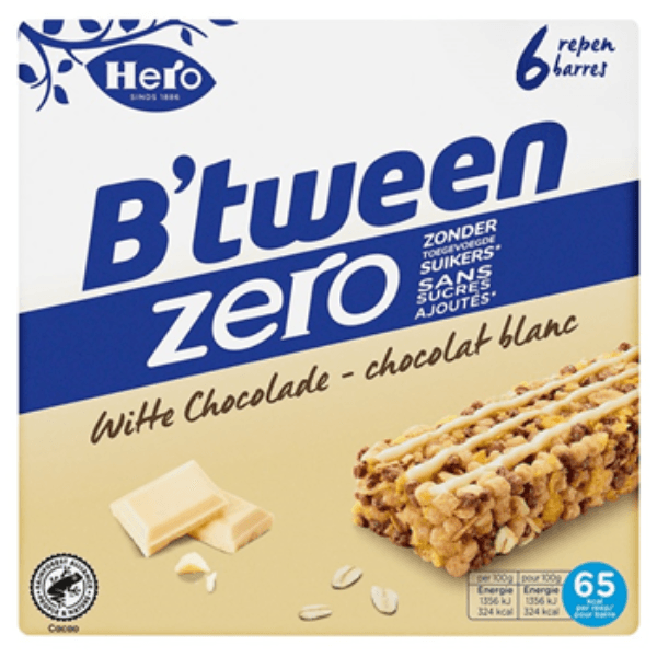 B'tween Zero White Chocolate Bar
