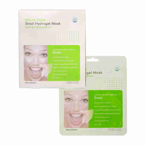 Micro Hole Snail Hydrogel Mask - Beauugreen
