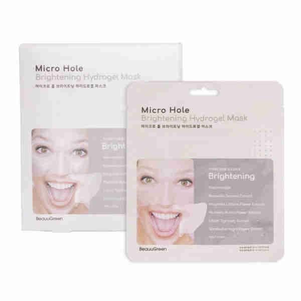 Micro Hole Brightening Hydrogel Mask - Beauugreen