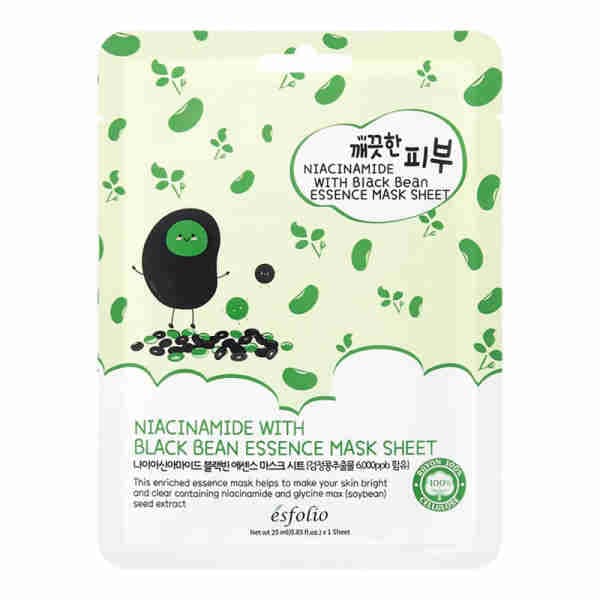 Niacinamide with Black Bean Essence Mask Sheet