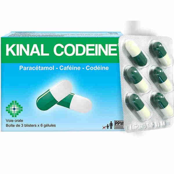 Paracetamol 400mg + Caffeine 62.5mg + Codeine 20mg - Kinal Condeine