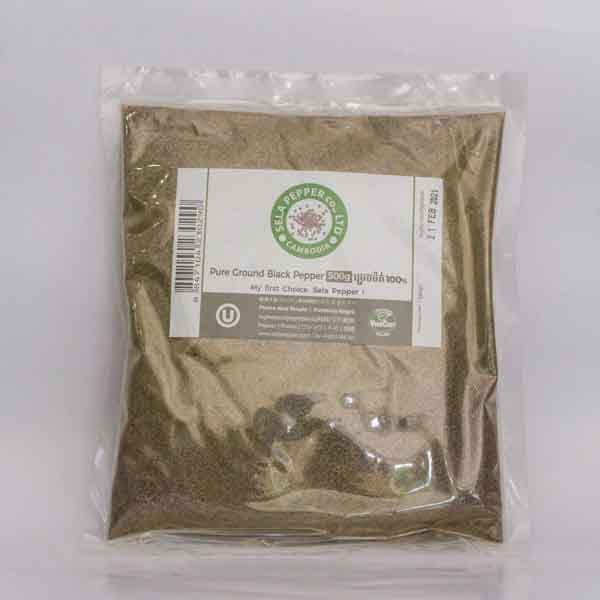 ម្សៅម្រេចខ្មៅកិន ៥០០ក្រាម - Sela Pepper