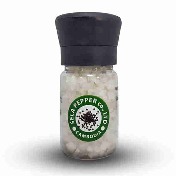 Sea Salt in PET bottle with Ceramic Grinder (Refillable)