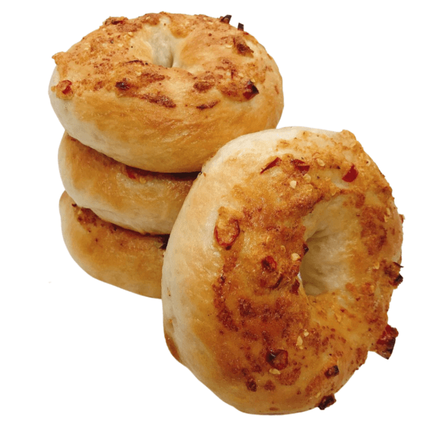 Chilli + Garlic Bagel