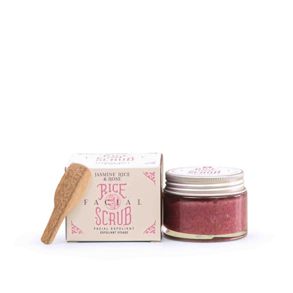 ស្ក្រាបបិទមុខ- Jasmine Rice & Rose