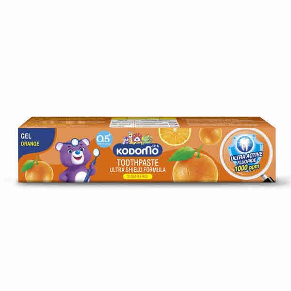 Orange Toothpaste Ultra Shield Formula Sugar Free
