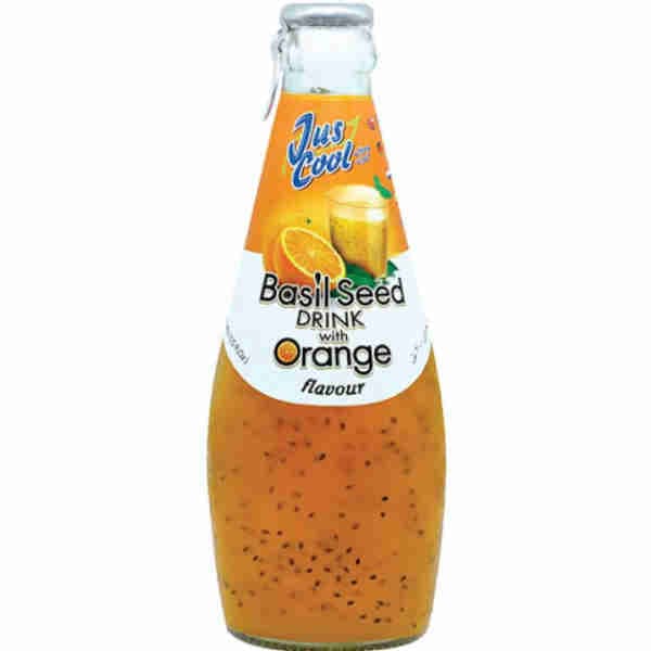 Basil Seed Drink with Orange