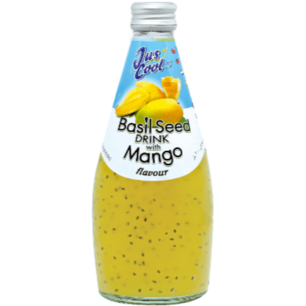 Basil Seed Drink with Mango