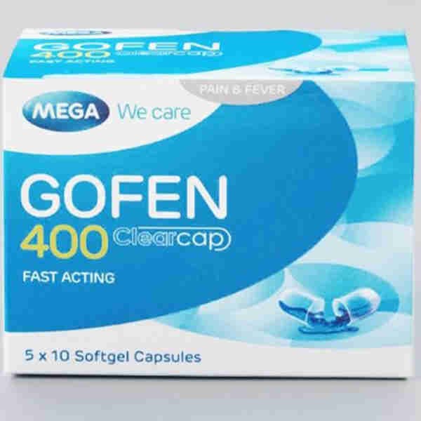 Ibuprofen 400mg Softgels - Gofen
