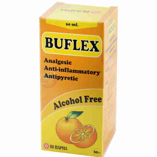 Ibuprofen 100mg/5ml Syrup for Kid - Buflex