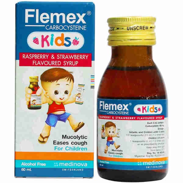 Flemex Carbocysteine Syrup for Kid - Flemex