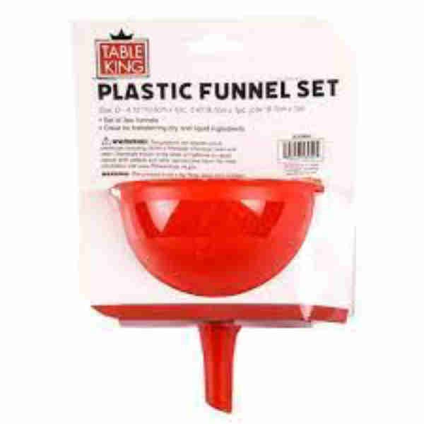 Plastic Funnel Set - Table King