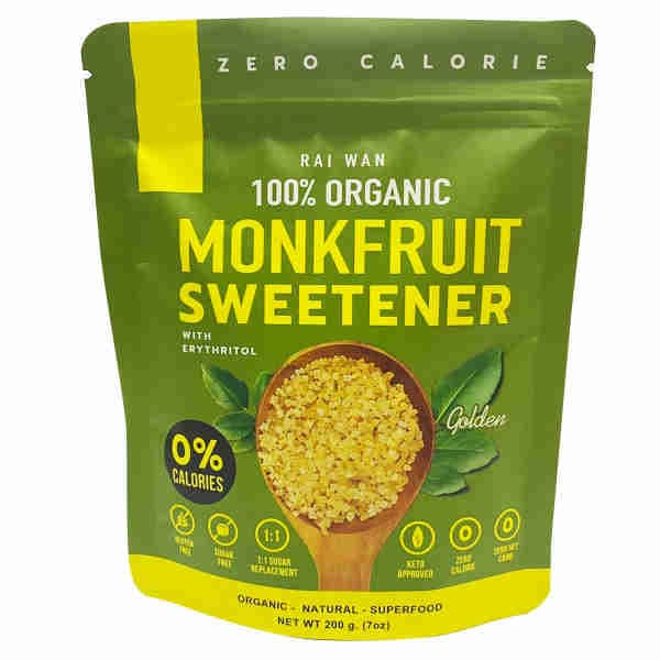 Organic Monkfruit Golden Sweetener - Rai Wan